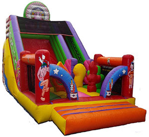 Alquiler castillos Hinchable con tobogán Alicante