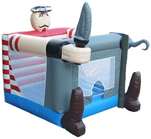 Alquiler Colchoneta Hinchable Pirata para Fiestas Infantiles