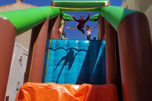 salto al vacío, una atracción solo para valientes.