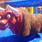 Alquiler atracciones bufalo mecanico en Alicante y Murcia