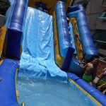 Alquiler tobogan acuático con piscina para Fiestas Infantiles