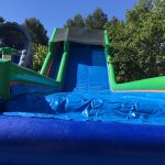 Super tobogán de agua con piscina para Fiestas