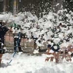 Fiesta de la espuma en Alicante y Murcia